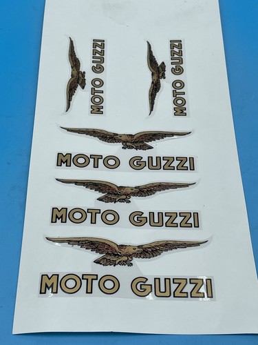 Kit adesivi moto guzzi - moto, oro